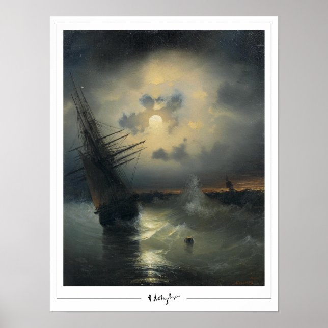 Ivan Aivazovsky Zedign Art Poster #6 (Vorne)