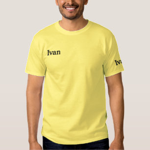 Ivan bestickte Männer Name, Besticktes T-Shirt