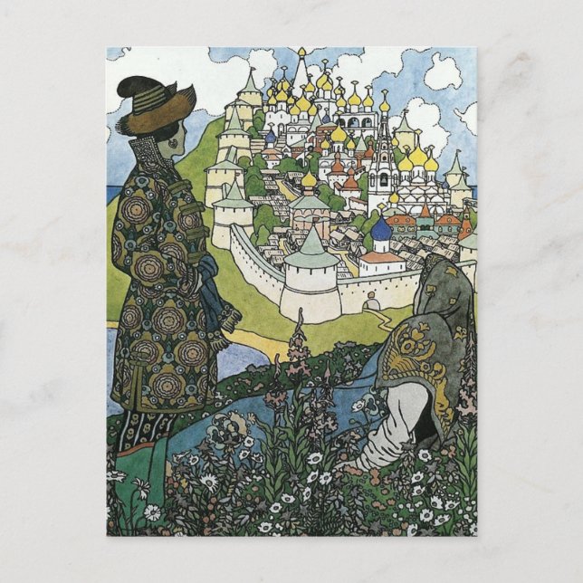 Ivan Bilbin - Le Conte du Tsar Saltan Carte postal (Devant)