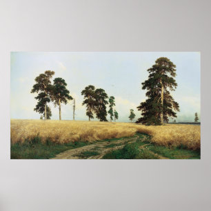 Ivan Ivanowitsch Shishkin (1832 - 1898) Roggen Poster