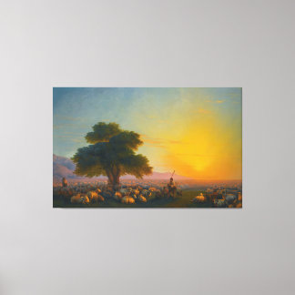 Ivan Konstantinovich Aivazovsky - Hirten mit Leinwanddruck