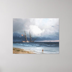 Ivan Konstantinovich Aivazovsky - Schiff auf See Leinwanddruck