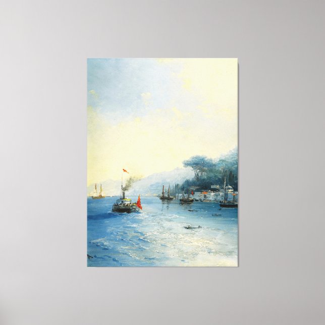 Ivan Konstantinovich Aivazovsky - Shipping on the  Leinwanddruck (Vorderseite)