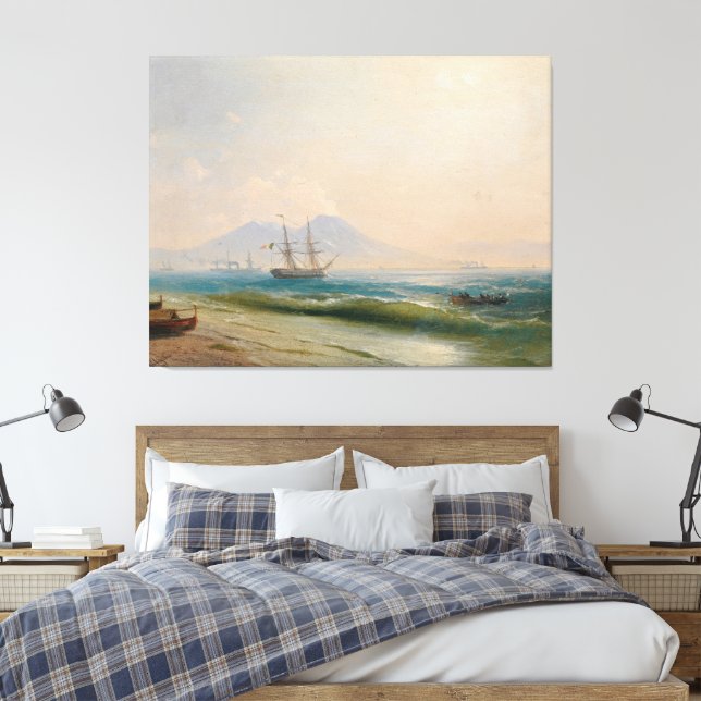 Ivan Konstantinovich Aivazovsky - View of Mount  Leinwanddruck (Insitu (Schlafzimmer))