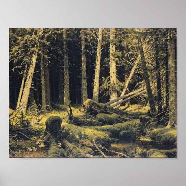 Ivan Shishkin- Wind Fallen Trees Poster (Vorne)
