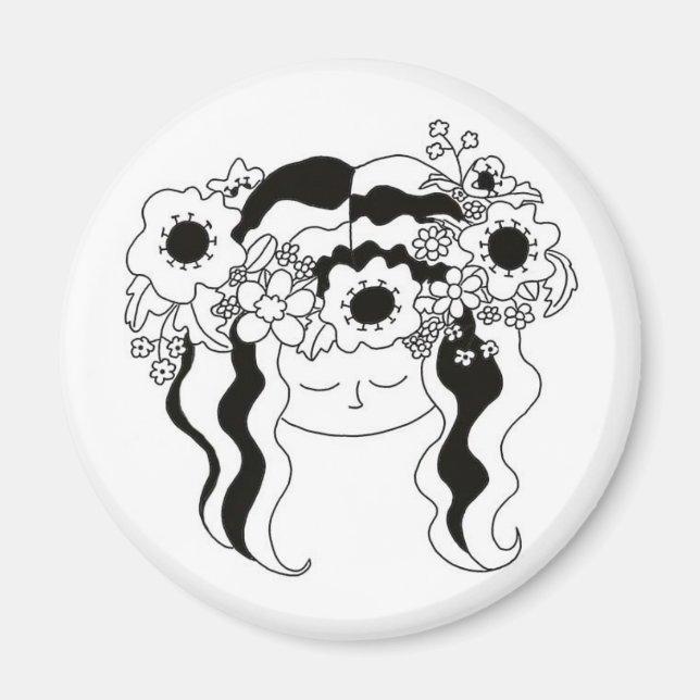 Ivana Kupala Ukrainische Volkskunst Magnet (Vorne)