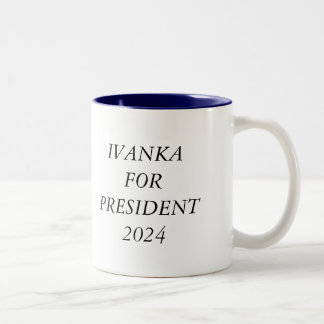 Ivanka für Präsidenten Mug Zweifarbige Tasse