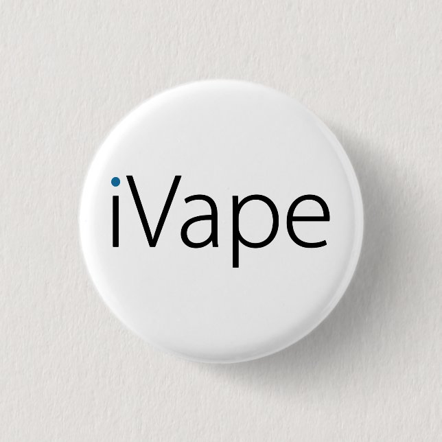 iVape Vaping elektronischer Zigaretten-Fan Button (Vorderseite)