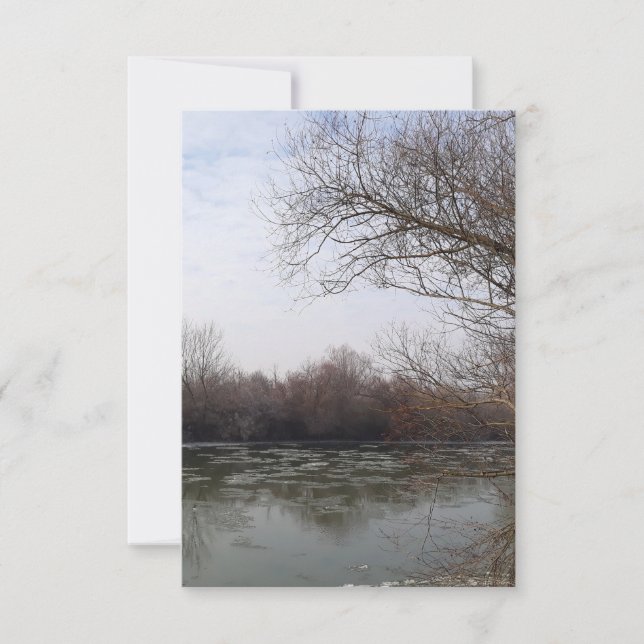 Ive Flussseite im Winter (Vorderseite)