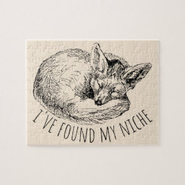 I've Found My Niche Cozy Napping Fox