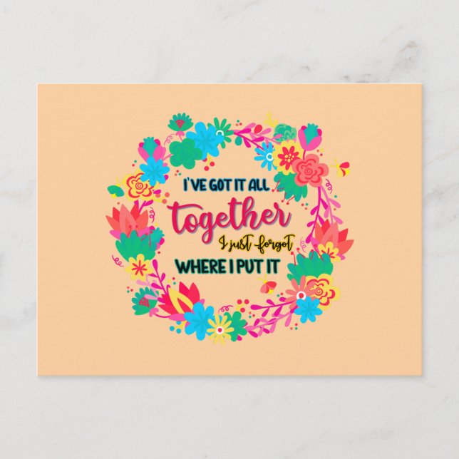 I've got it all together i just forgot i put postkarte (Vorderseite)