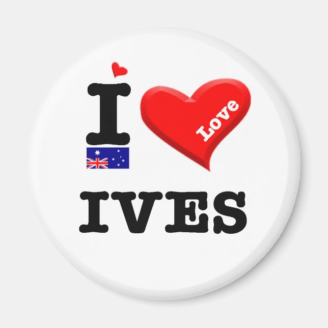 IVES - I-Liebe Magnet (Vorne)