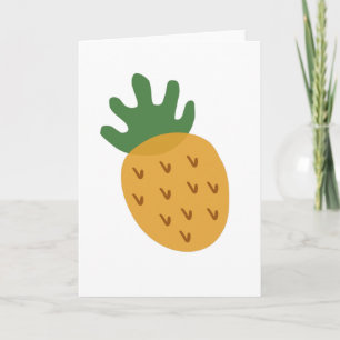 IVF Ananas Moderne Unterstützung der Niedlichen Karte