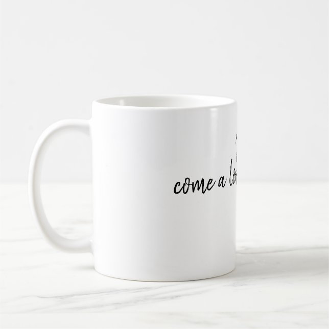 IVF kommen ein langer Weg, Baby Kaffeetasse (Links)