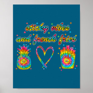 Ivf Mama Tie Dye Transfer Tag Klebrige Vibes & Poster