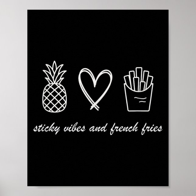 Ivf Mom Pregnancy Transfer Day Sticky Vibes &amp;  Poster (Vorne)