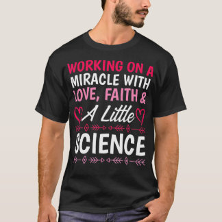IVF Survivor Warrior Miracle Transfer Day Infertil T-Shirt