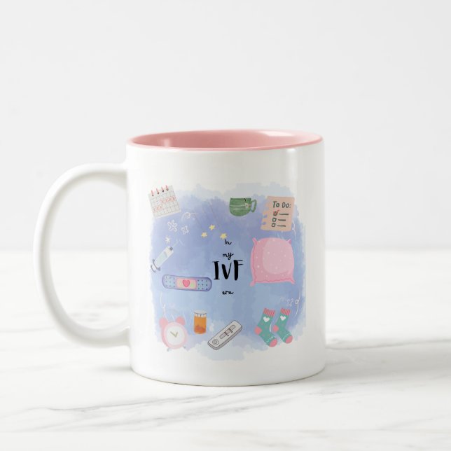 IVF-Tasse Zweifarbige Tasse (Links)