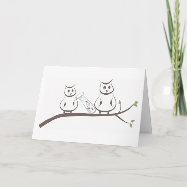 IVF Viel Glück Infertility Grußkarte Karte (Vorderseite)