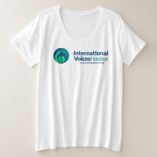 IVH-Logo - Damenspur-T-Shirt Große Größe T-Shirt (Design vorne)
