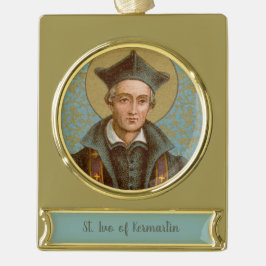 Ivo of Kermartin (BK 015) Banner-Ornament Gold