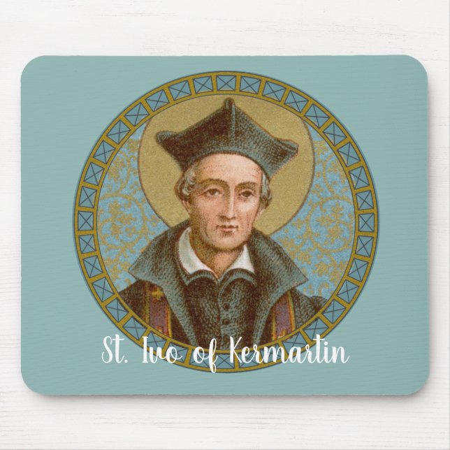 Ivo of Kermartin (BK 015) Mousepad (Vorne)