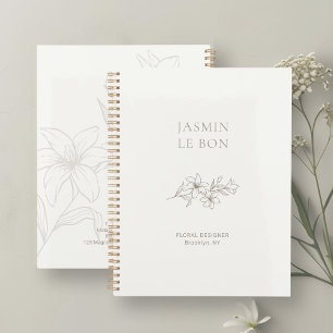 Ivoire Chic minimaliste floral