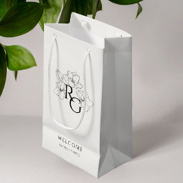 Ivoire | Sac cadeau Mariage Chic Monogram