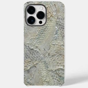 Ivoire Serpent à peau iPhone 14 Coque