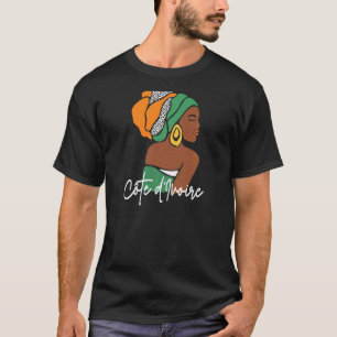 Ivorische Côte d'Ivoire Flagge für ethnische Herde T-Shirt