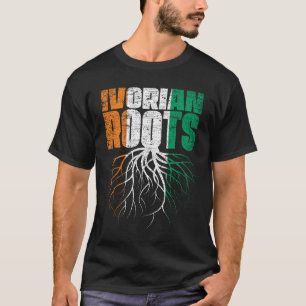 ivorische Wurzeln Flaggenstaat der Elfenbeinküste T-Shirt