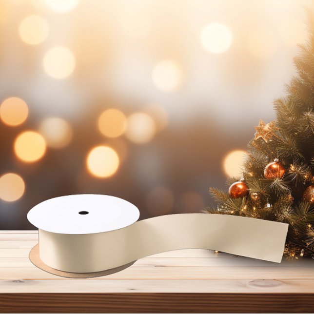 Ivory Beige Satin Ribbon Satinband (Von Creator hochgeladen)