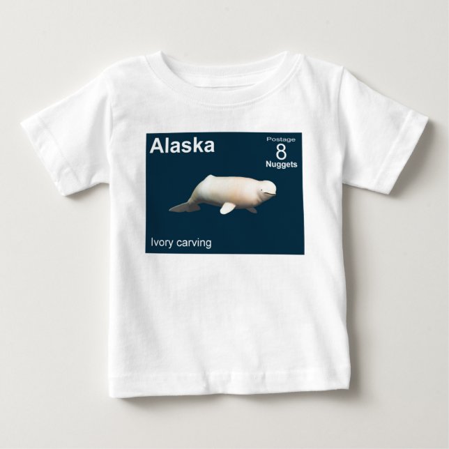 Ivory Beluga Baby T-shirt (Vorderseite)