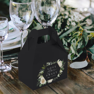 Ivory Bloom Blumenrahmen "Liebe ist süß" Hochzei Geschenkschachtel