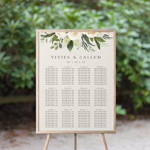 Ivory Bloom   Blumenübersicht Poster