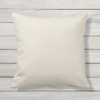 Ivory Cream Solid Accent Kissen