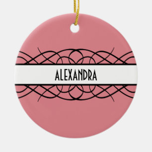 Ivory Deko Blüh Keramik Ornament