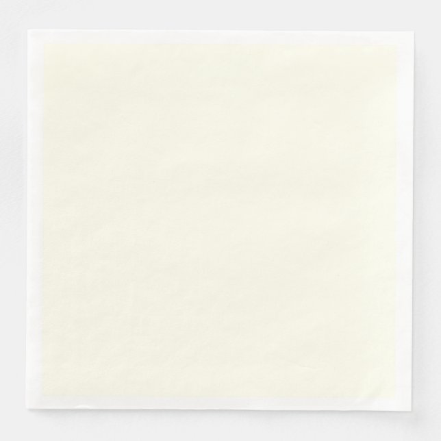 Ivory Dinner Paper Napkin Serviette (Vorderseite)