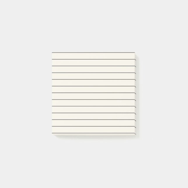 Ivory Elegant Stationery Post-it Klebezettel (Vorderseite)