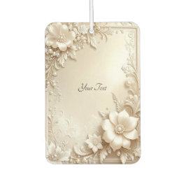 Ivory Flowers Air Freshener Autolufterfrischer