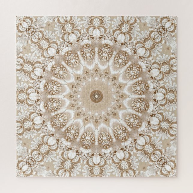 Ivory Flowers Jigsaw Puzzle (Vertikal)