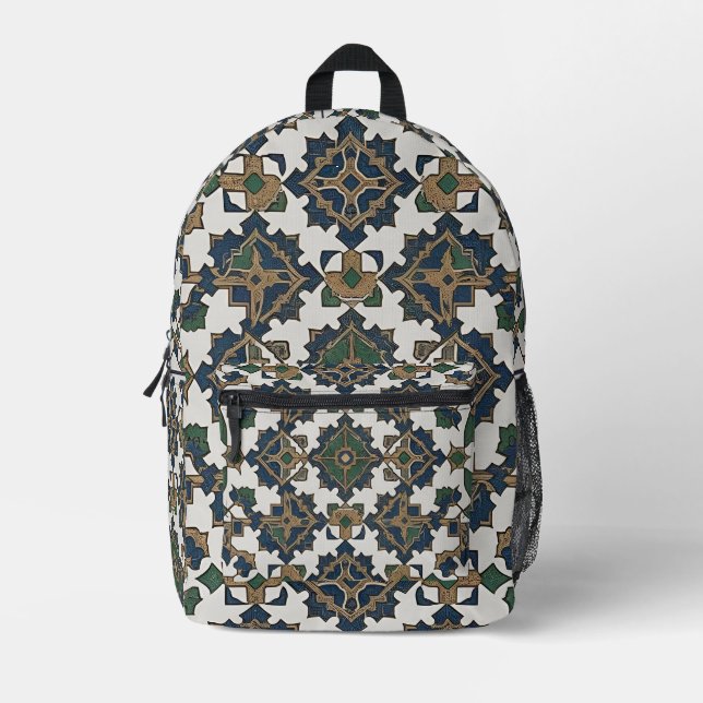 Ivory Garden Bedruckter Rucksack (Vorderseite)