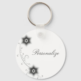 Ivory Glow Blooms Schlüsselanhänger