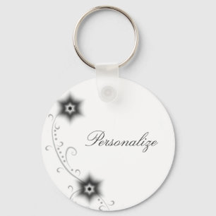 Ivory Glow Blooms Schlüsselanhänger