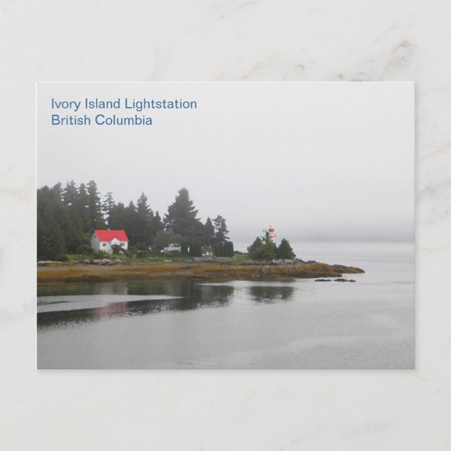 Ivory Island Lightstation Postkarte (Vorderseite)