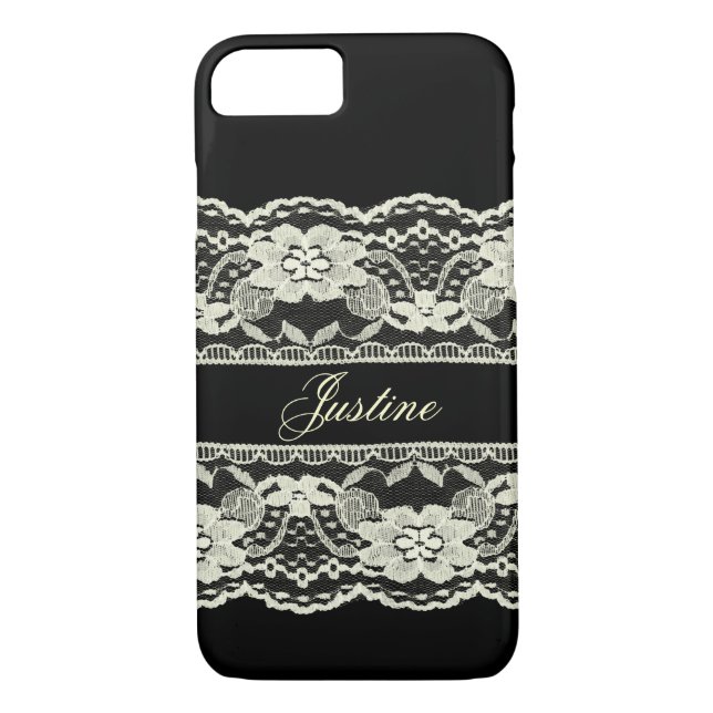 Ivory Lace iPhone 7 Fall Case-Mate iPhone Hülle (Rückseite)