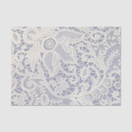 Ivory Lace Navy Blue Elegant Hochzeitsgeschenk Seidenpapier