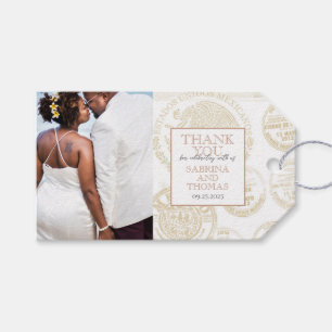 Ivory Mexico Wedding Foto Geschenkanhänger