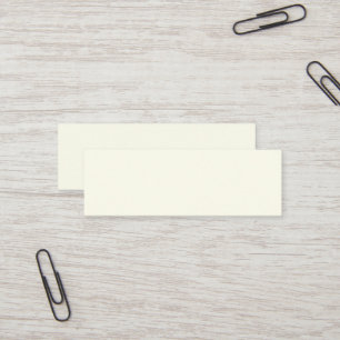 Ivory Mini Business Card Visitenkarte