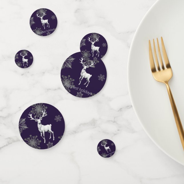 Ivory Reindeer Weihnachten | Lila Konfetti (Gruppe)